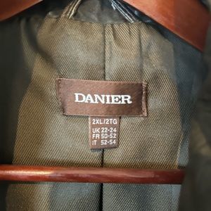 Brown leather jacket